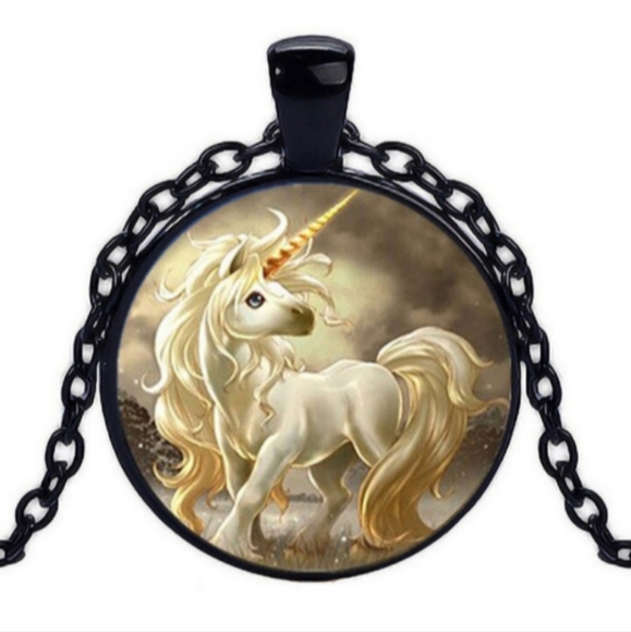 Elegant Unicorn Pendant Necklace - Picture 1 of 11